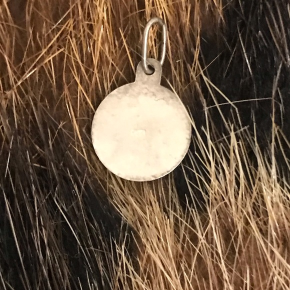 Vintage 925 Silver Pendant St. Mary with baby Jesus - Picture 4 of 7